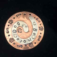 Be More Dog Spiral Charm