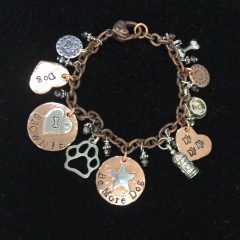 be more dog charm bracelet