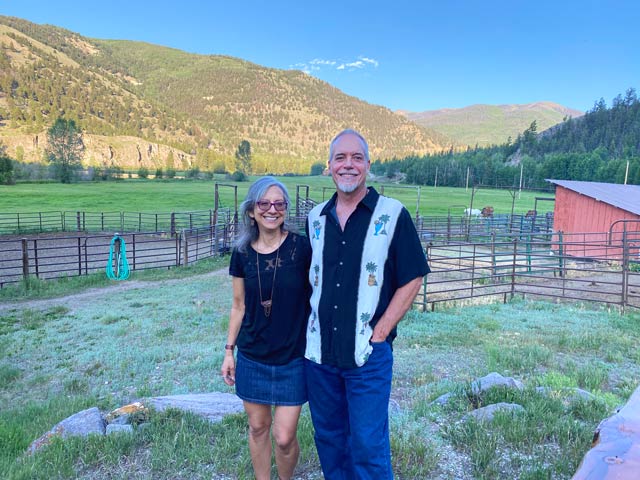 Jim and Rene at Vickers Ranch